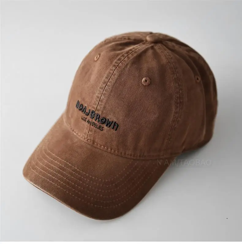Black Korean Style Letter Embroidery Baseball Cap for Men Women — feature 12