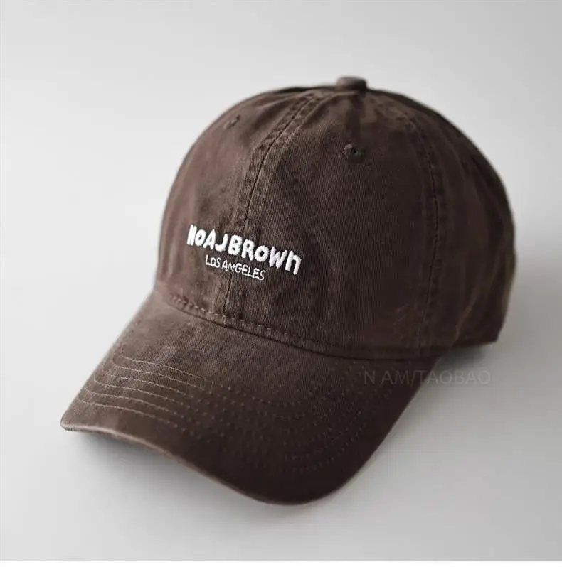 Black Korean Style Letter Embroidery Baseball Cap for Men Women — feature 4
