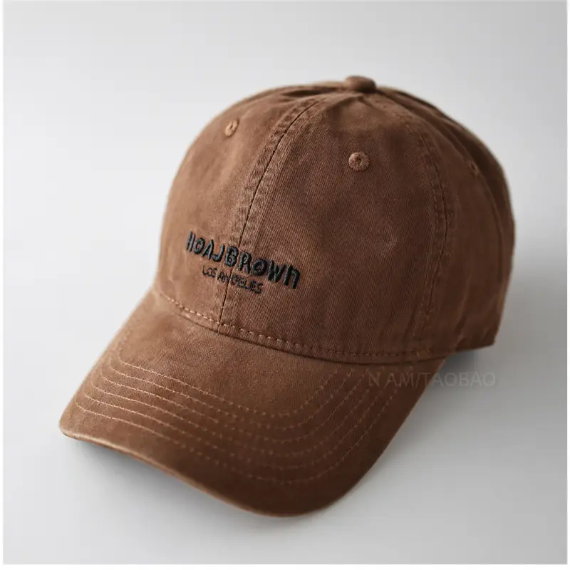 Black Korean Style Letter Embroidery Baseball Cap for Men Women - Image 6