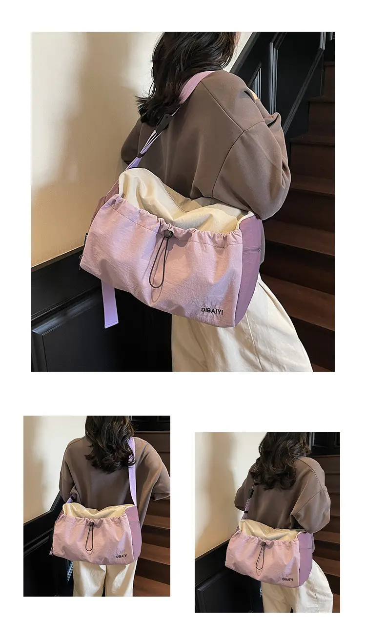 Pink Faux Leather Crossbody Travel Bag for Short Trips — feature 14