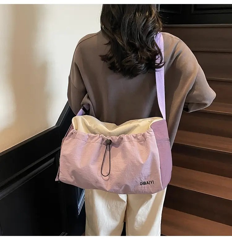 Pink Faux Leather Crossbody Travel Bag for Short Trips — feature 20