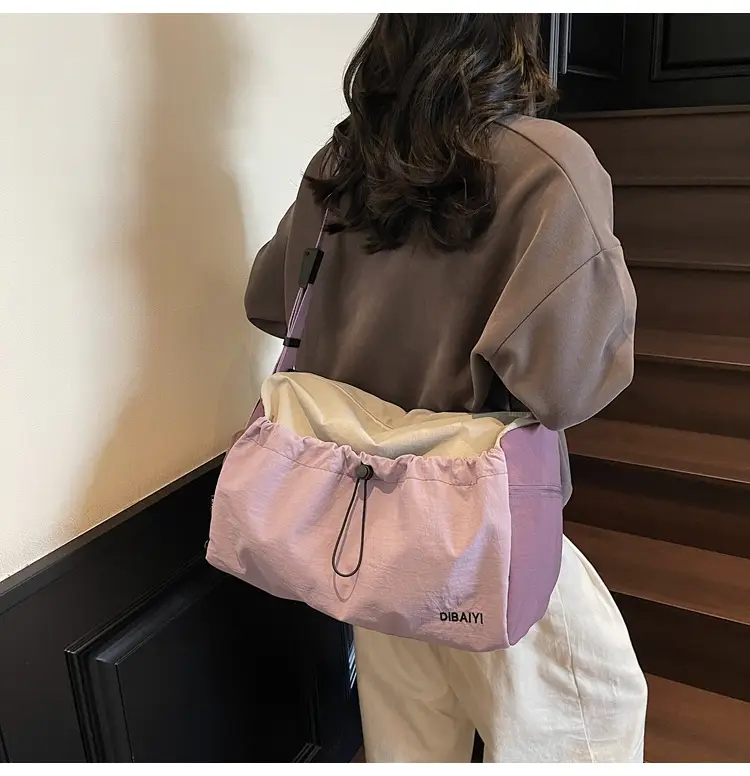 Pink Faux Leather Crossbody Travel Bag for Short Trips — feature 21