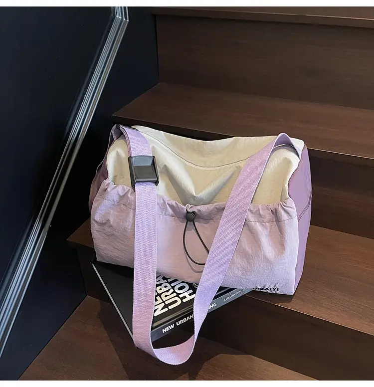 Pink Faux Leather Crossbody Travel Bag for Short Trips — feature 30
