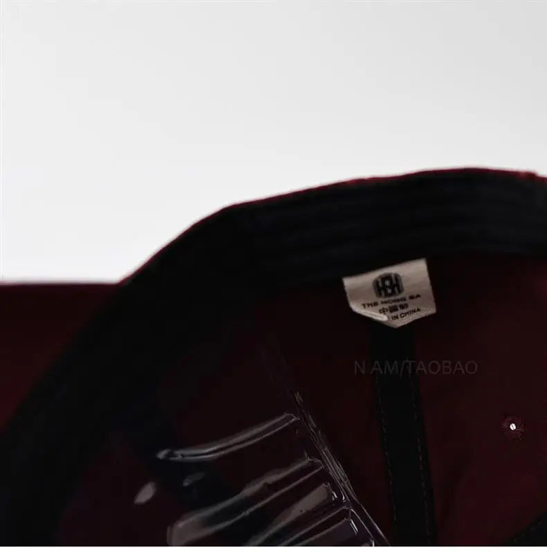 Maroon Embroidered Baseball Cap with "Bron Fire Foedom" Design — feature 13