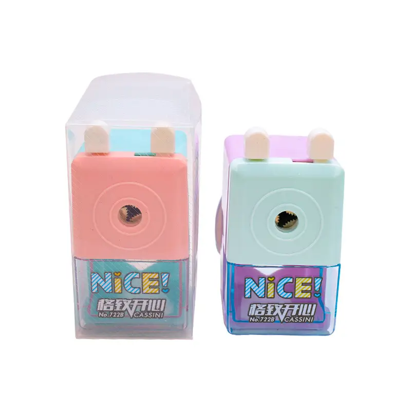 Cartoon Hand-Cranked Pencil Sharpener, Automatic Pencil Sharpener for Primary School Students, Continuous Lead Feeding, Labor-Saving Pencil Sharpener Wholesale