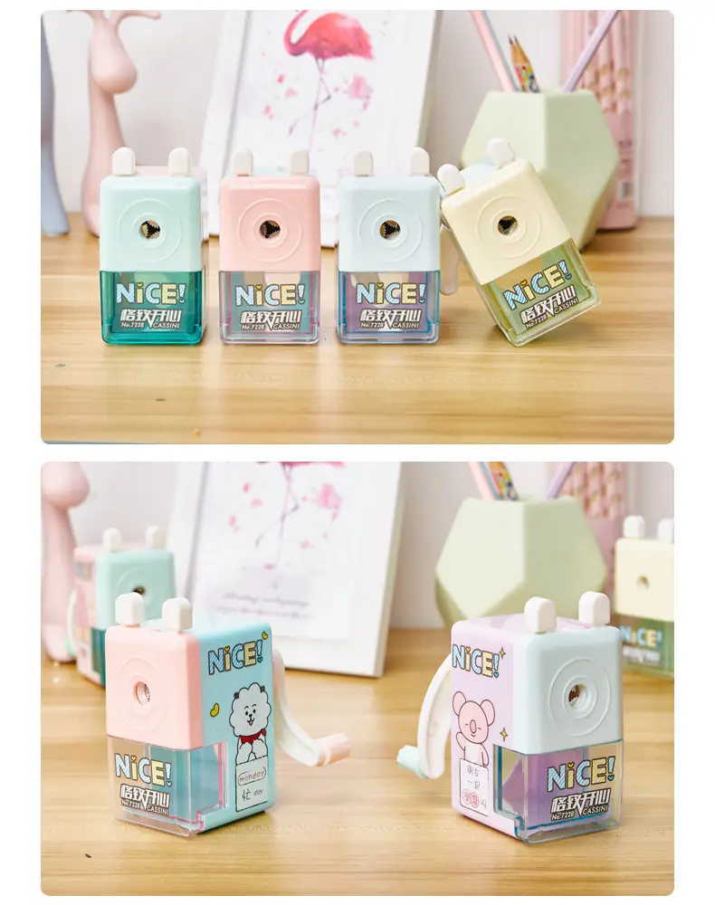 Cartoon Hand-Cranked Pencil Sharpener, Automatic Pencil Sharpener for Primary School Students, Continuous Lead Feeding, Labor-Saving Pencil Sharpener Wholesale — feature 16