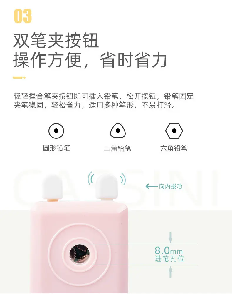 Cartoon Hand-Cranked Pencil Sharpener, Automatic Pencil Sharpener for Primary School Students, Continuous Lead Feeding, Labor-Saving Pencil Sharpener Wholesale — feature 5