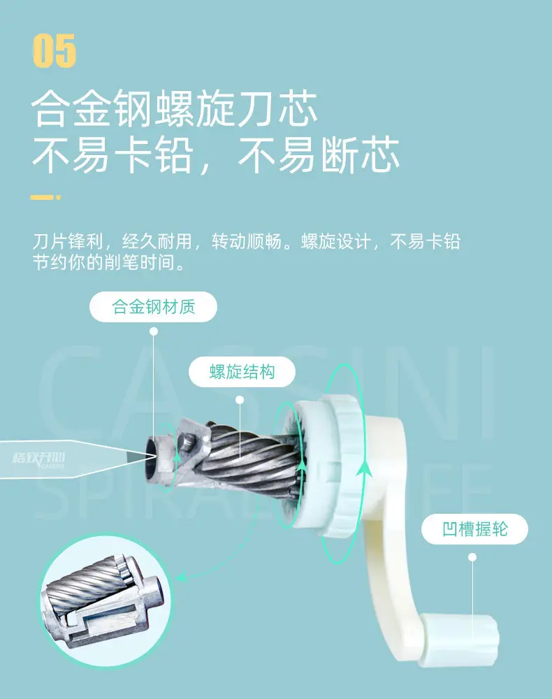 Cartoon Hand-Cranked Pencil Sharpener, Automatic Pencil Sharpener for Primary School Students, Continuous Lead Feeding, Labor-Saving Pencil Sharpener Wholesale — feature 7