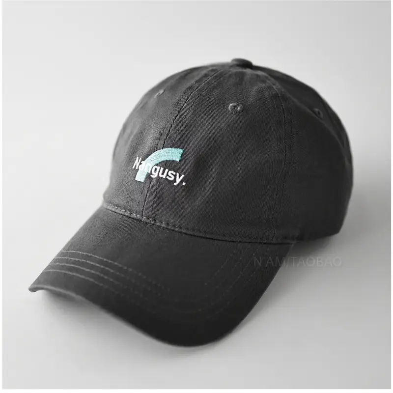 Blue Embroidered Unisex Baseball Cap - Image 8