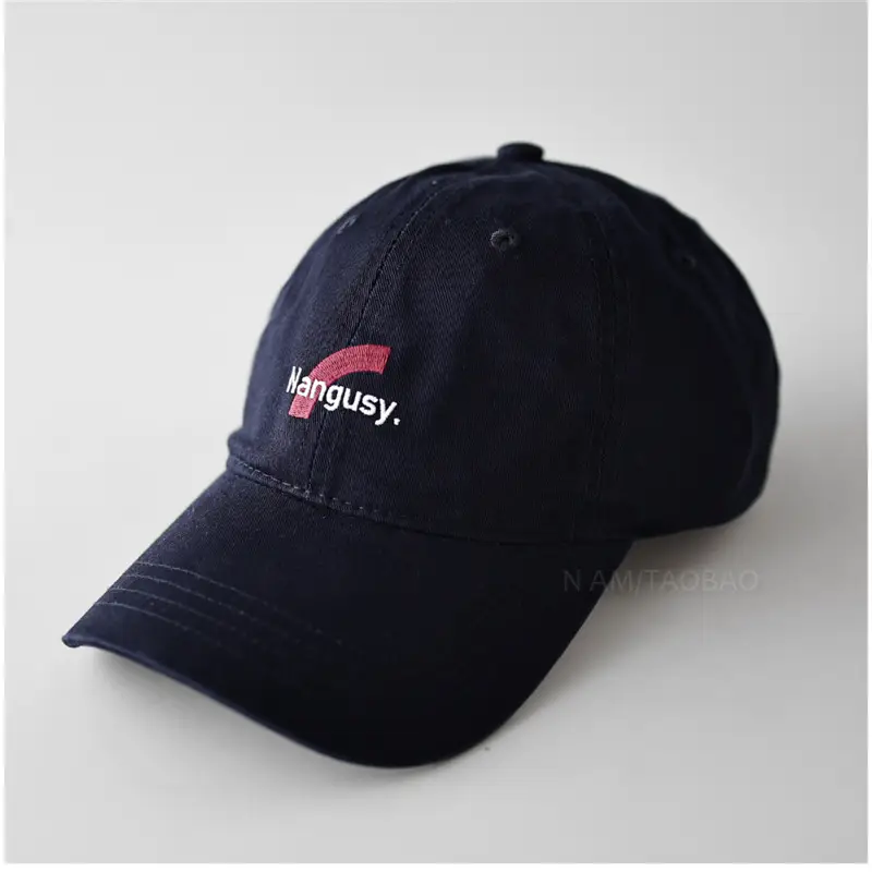 Blue Embroidered Unisex Baseball Cap - Image 3