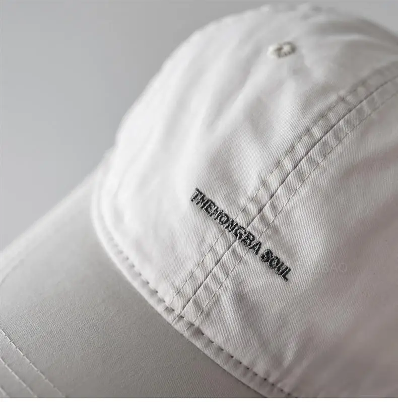 Minimalist Brown Baseball Cap with Embroidery — feature 12