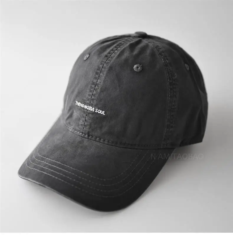 Minimalist Brown Baseball Cap with Embroidery — feature 6