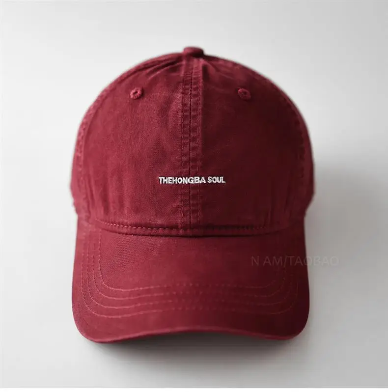 Minimalist Brown Baseball Cap with Embroidery — feature 9
