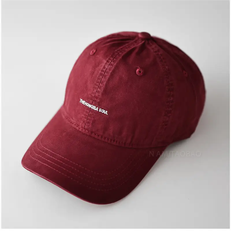 Minimalist Brown Baseball Cap with Embroidery - Image 6