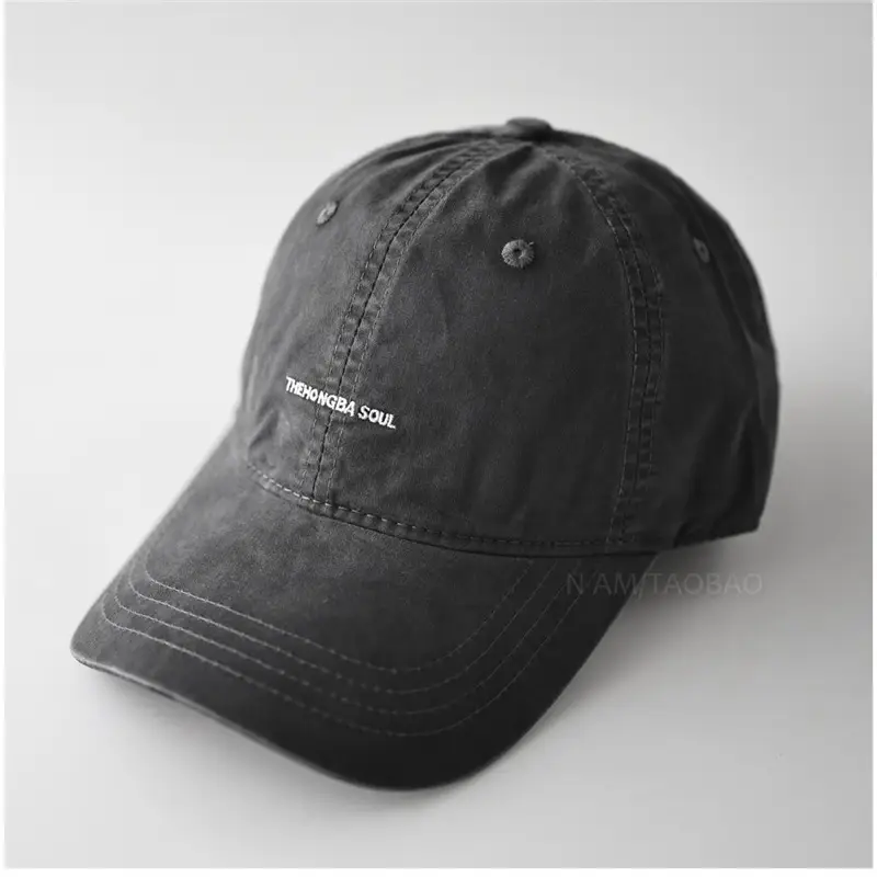 Minimalist Brown Baseball Cap with Embroidery - Image 7