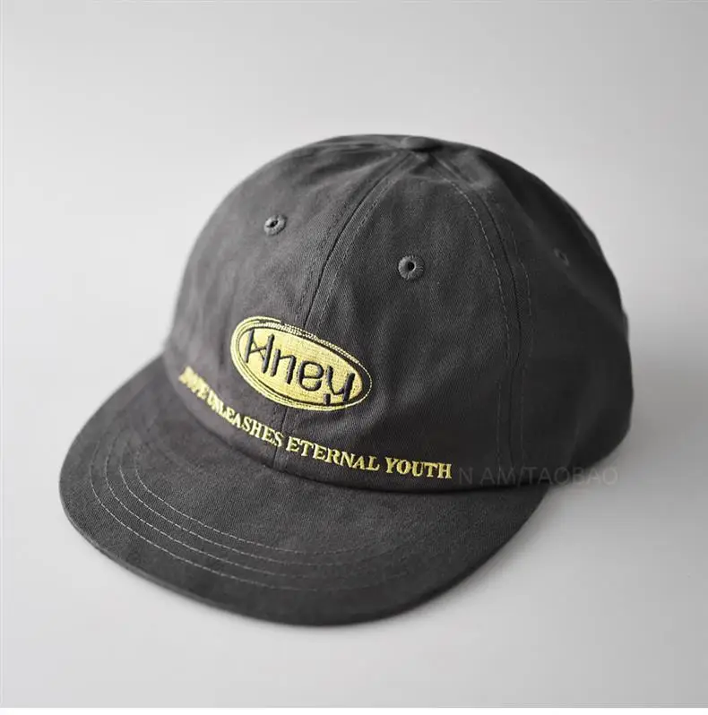 Black Knewa Letter Embroidered Baseball Cap Unisex — feature 3