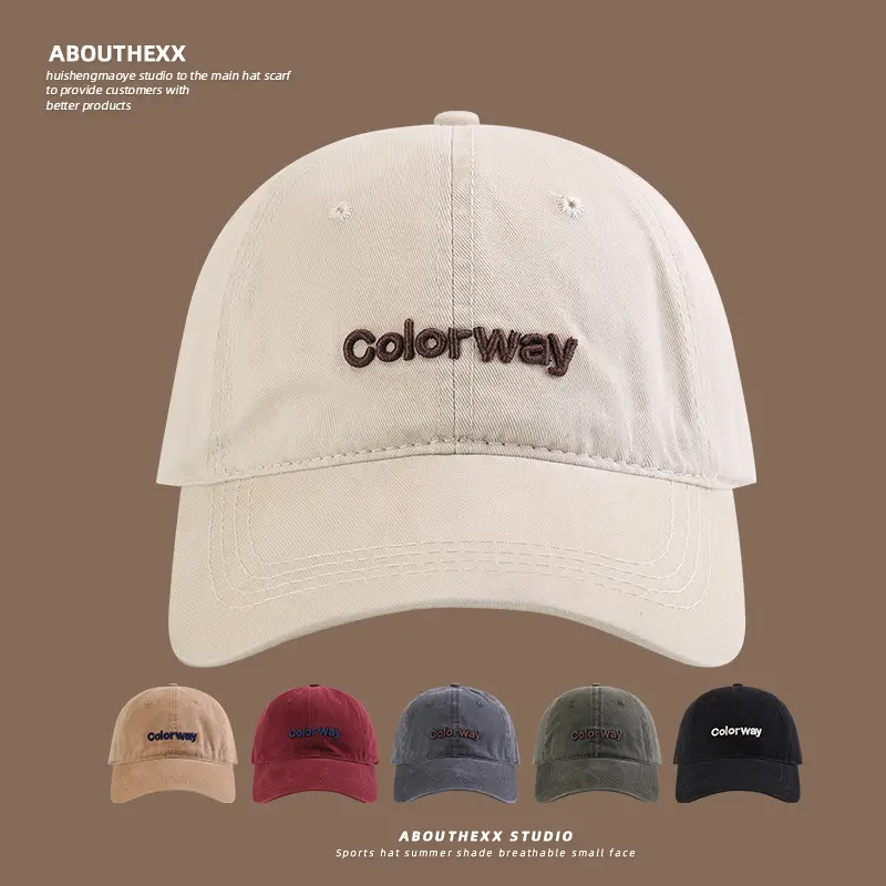 Women's Black Colorway Baseball Cap Autumn Sunshade