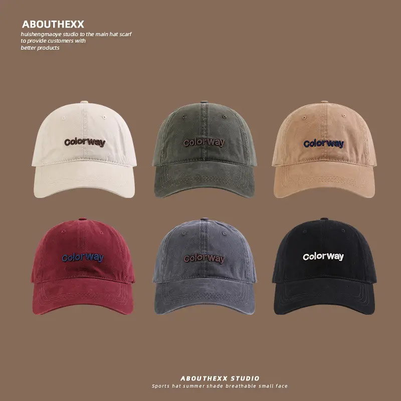 Women's Black Colorway Baseball Cap Autumn Sunshade