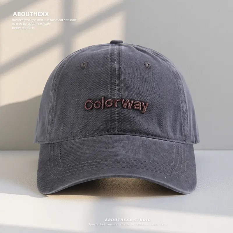 Women's Black Colorway Baseball Cap Autumn Sunshade