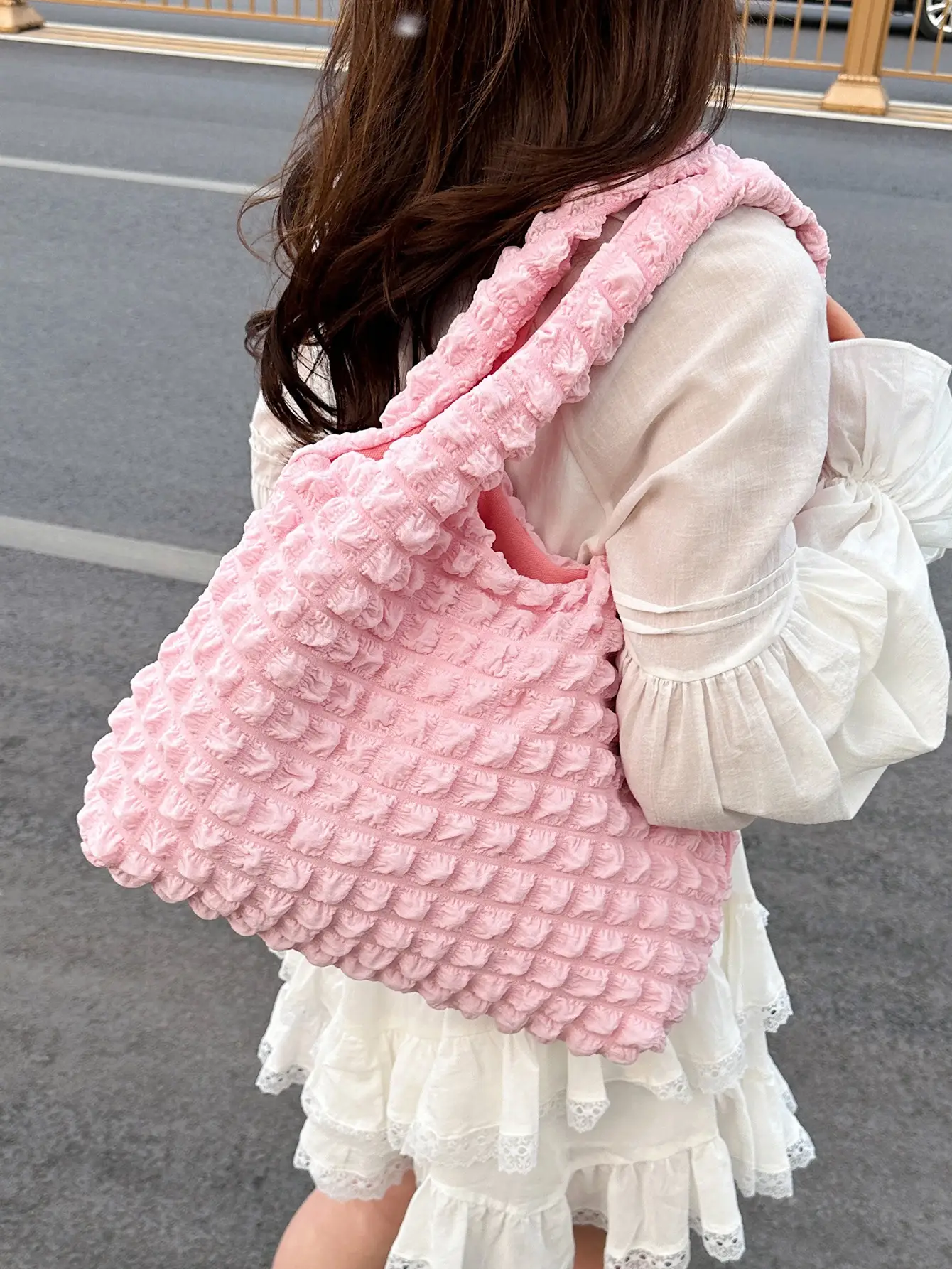 Pink Bubble Shoulder Bag for Women 2025 - Image 7