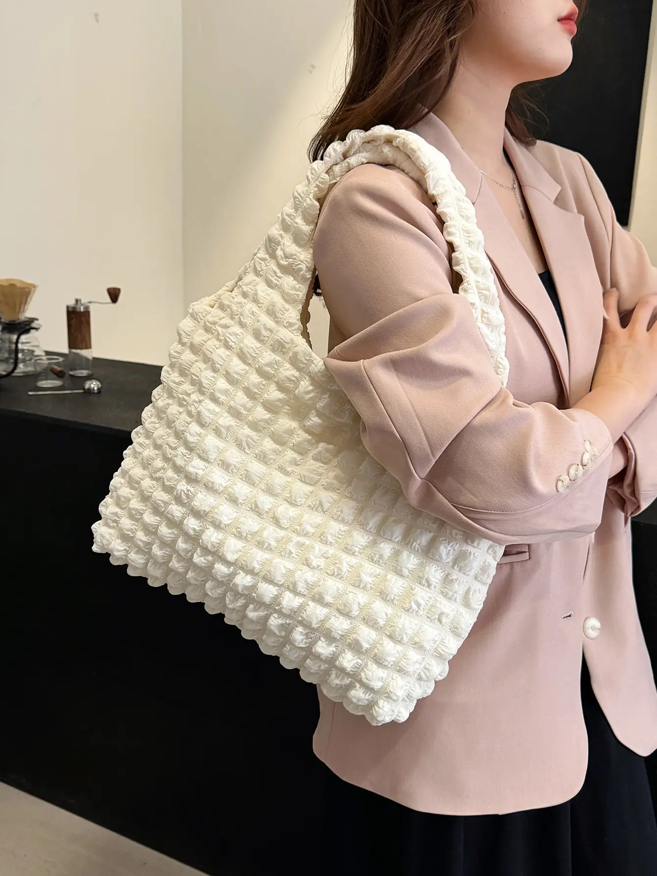 Pink Bubble Shoulder Bag for Women 2025 - Image 9