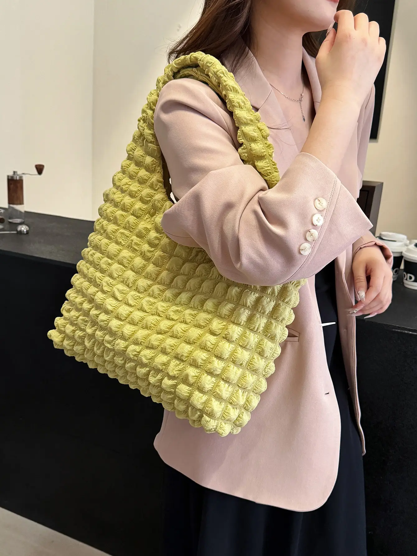 Pink Bubble Shoulder Bag for Women 2025 - Image 10