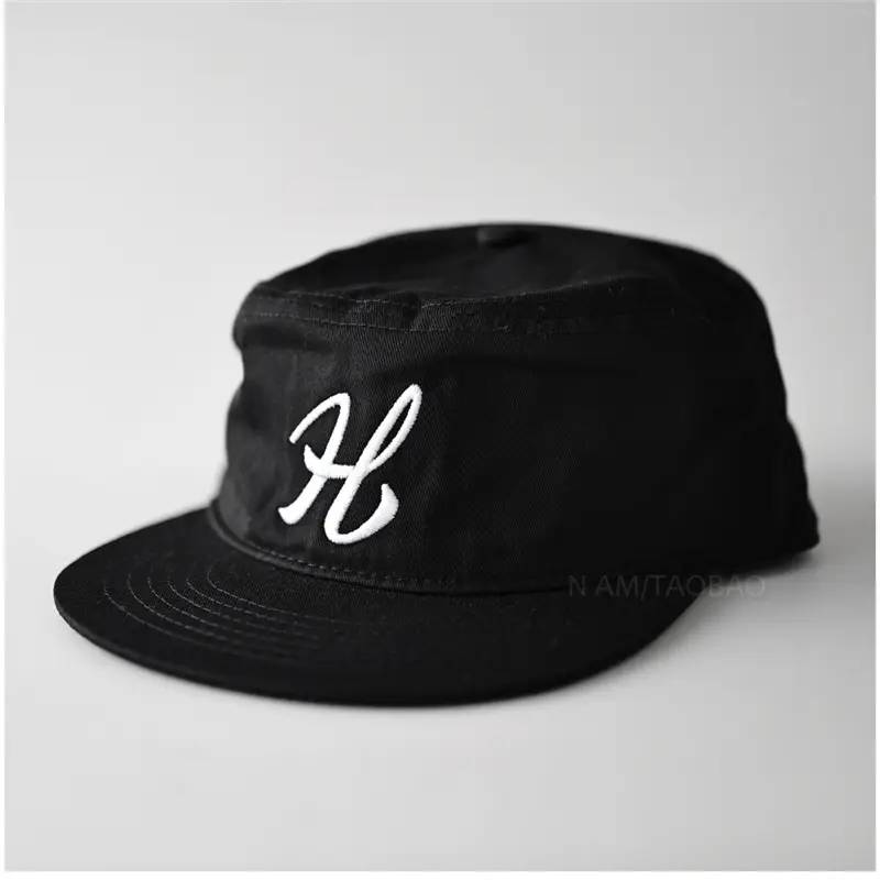 Unisex British Letter Embroidered Flat Cap Sun Hat - Image 8
