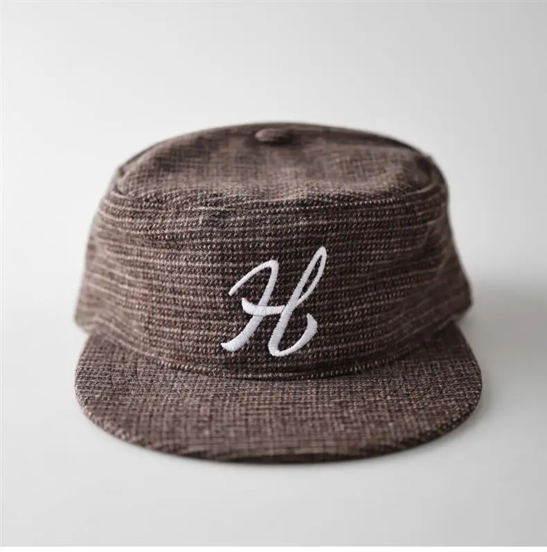 Unisex British Letter Embroidered Flat Cap Sun Hat — feature 7