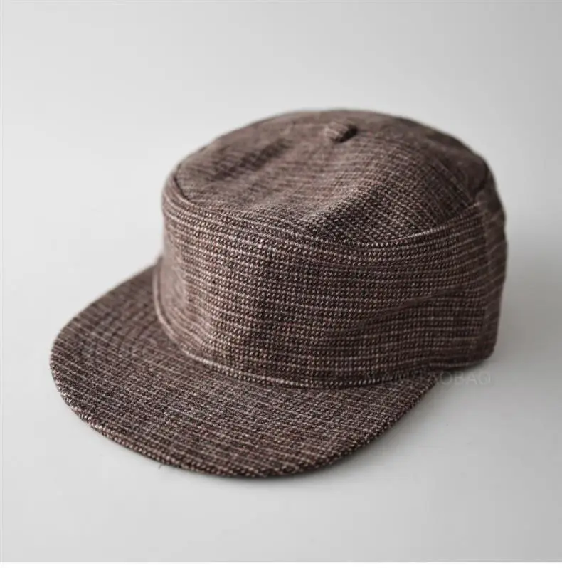 Black Flat-Brim Hat for Men Women Unisex Casual Sunshade — feature 6