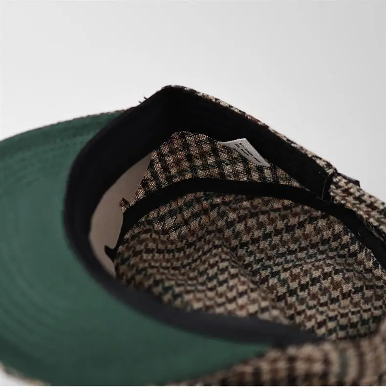 Black Flat-Brim Hat for Men Women Unisex Casual Sunshade — feature 7