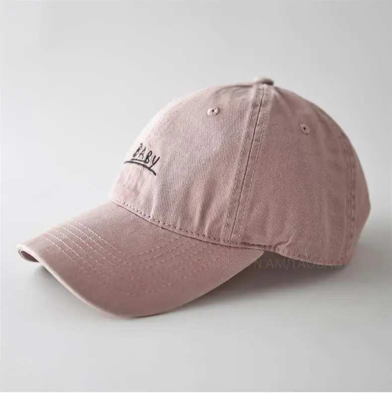 Red Embroidered Baseball Cap Unisex Casual Sunshade — feature 15