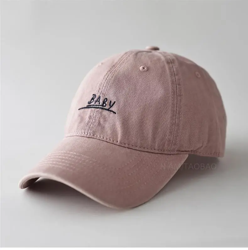 Red Embroidered Baseball Cap Unisex Casual Sunshade — feature 4