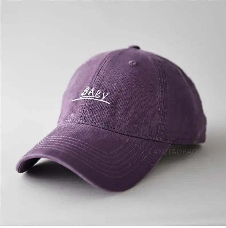 Red Embroidered Baseball Cap Unisex Casual Sunshade — feature 6