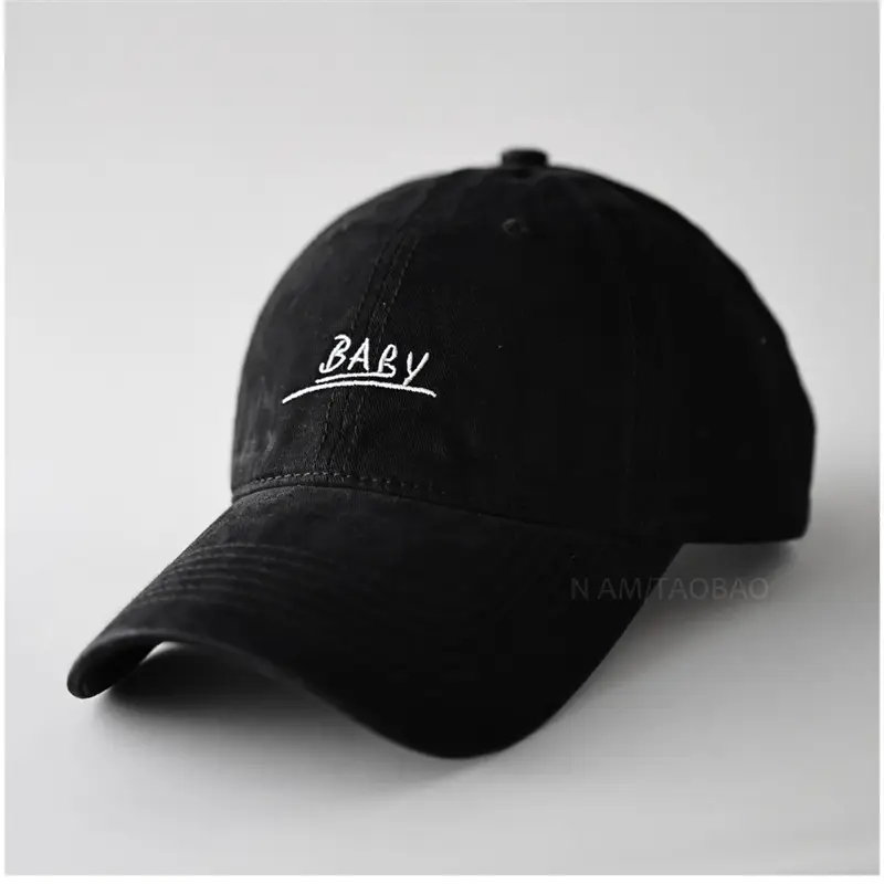 Red Embroidered Baseball Cap Unisex Casual Sunshade - Image 2