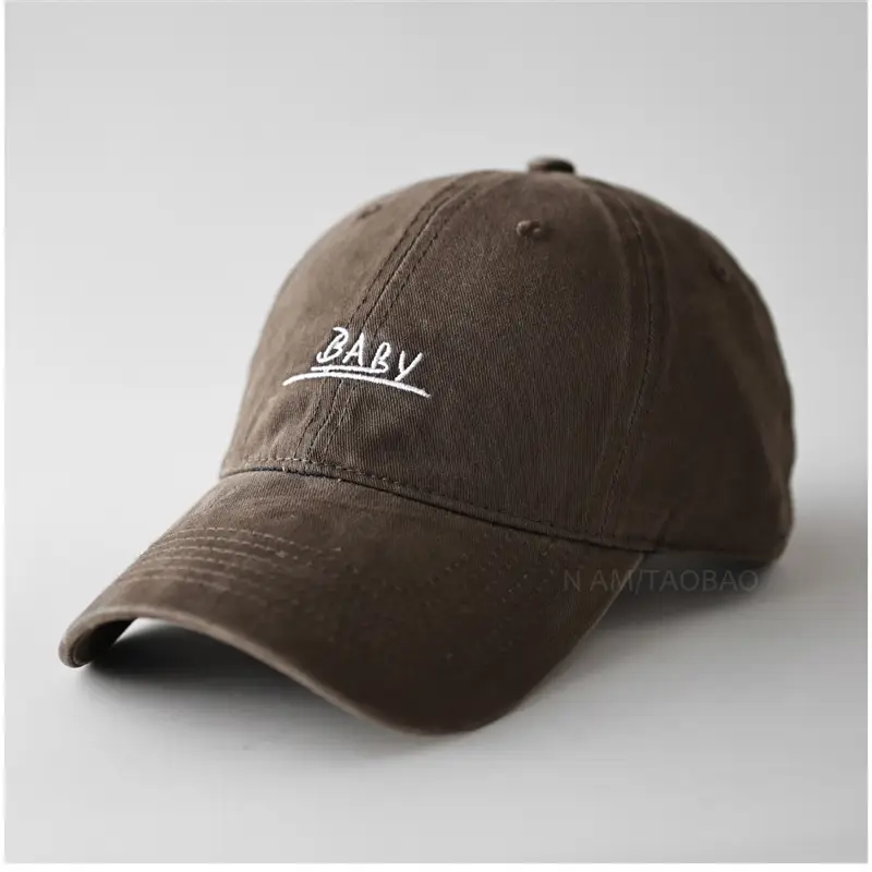 Red Embroidered Baseball Cap Unisex Casual Sunshade - Image 5