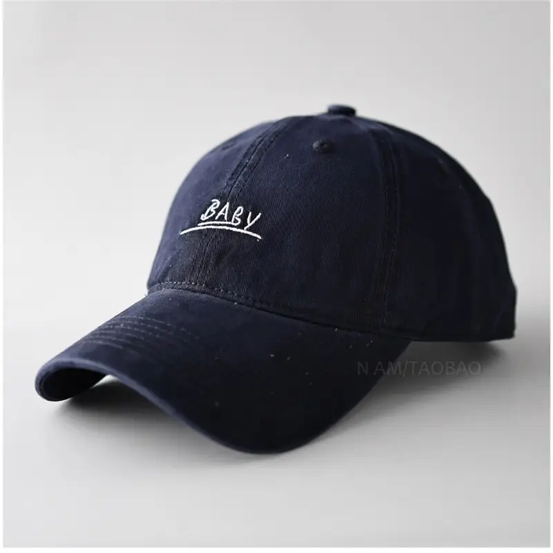 Red Embroidered Baseball Cap Unisex Casual Sunshade - Image 6