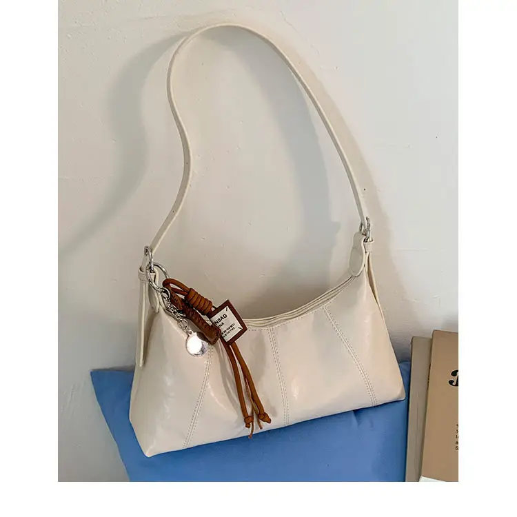 Brown Leather Shoulder Bag for Women Autumn New Niche Design — feature 41