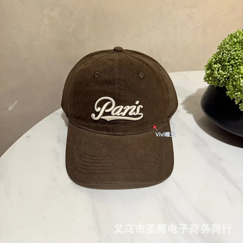 Paris Embroidered Baseball Caps Multi Color - Image 5