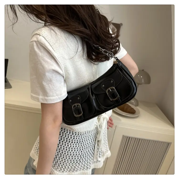 Personalized Commuter Bag 2025 New Summer Brown Black White — feature 14