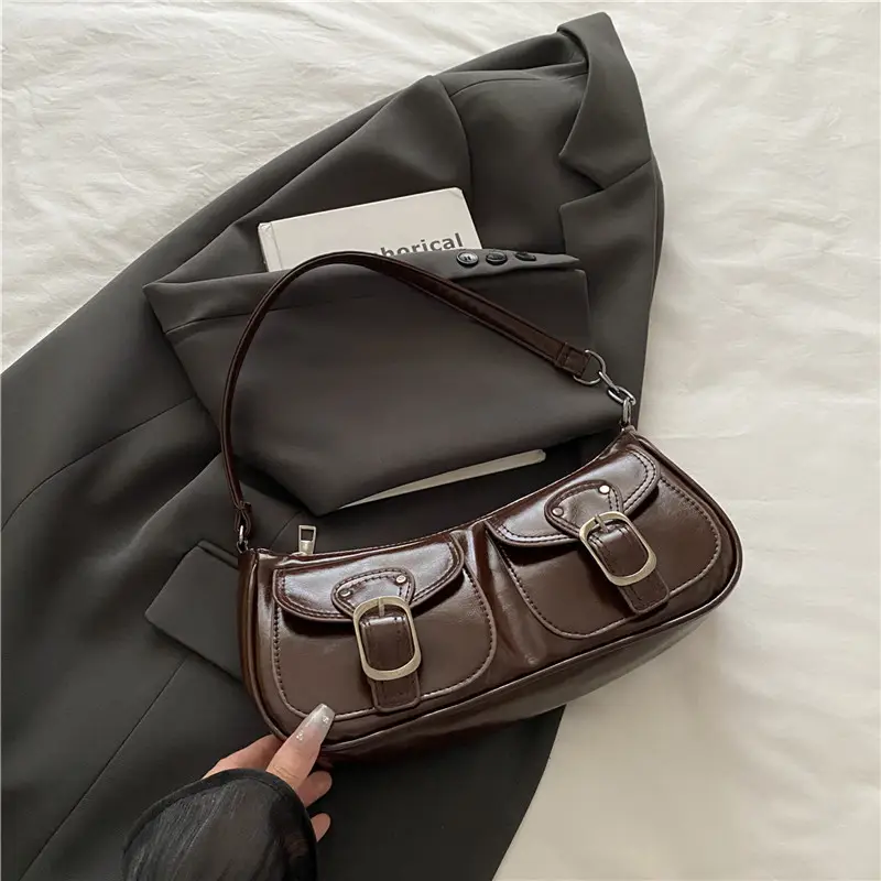 Personalized Commuter Bag 2025 New Summer Brown Black White