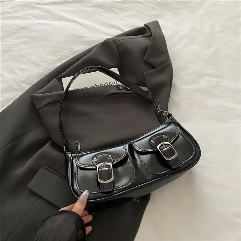 Personalized Commuter Bag 2025 New Summer Brown Black White