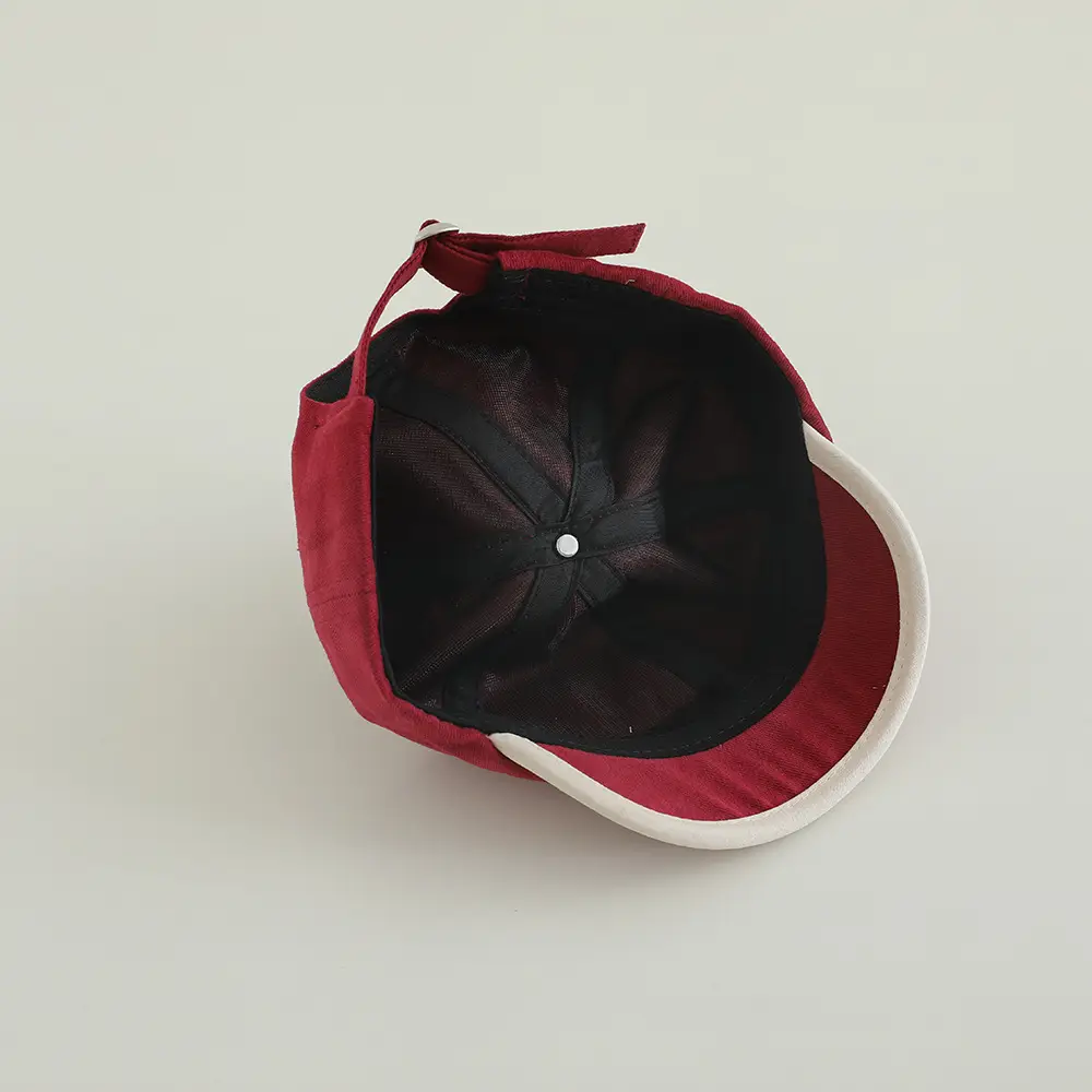 Baby Cap with Letter P Navy Spring Autumn - Image 11