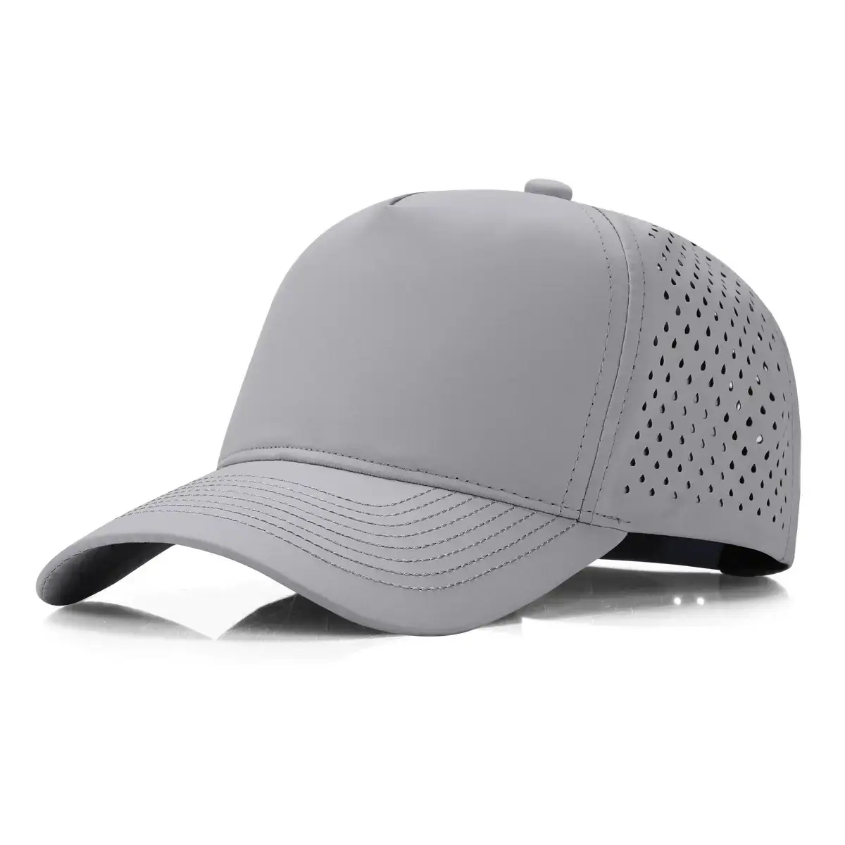 Men's Grey Camo Mesh Baseball Cap with 2000+ UV Protection - Image 14