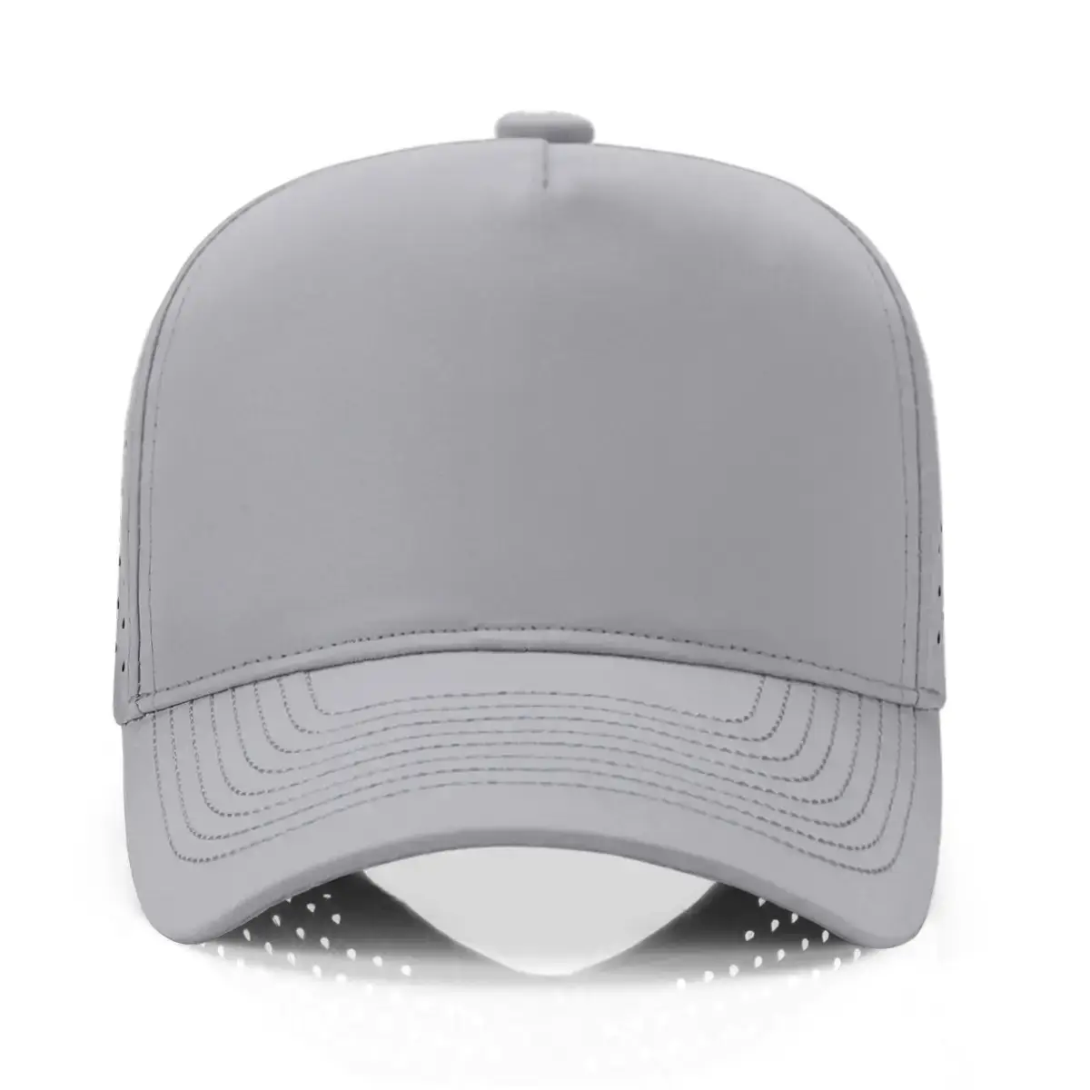 Men's Grey Camo Mesh Baseball Cap with 2000+ UV Protection - Image 6