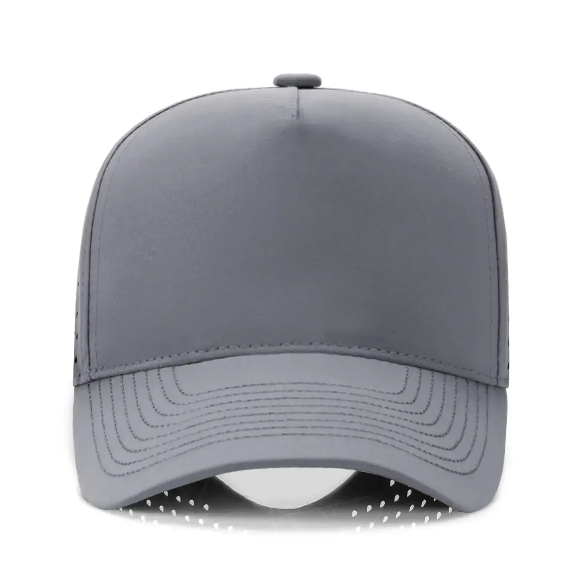 Men's Grey Camo Mesh Baseball Cap with 2000+ UV Protection - Image 7