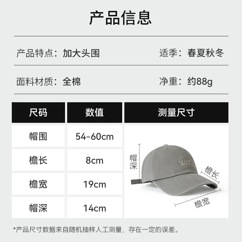 Washable Baseball Cap Women Gray All Lives Revive - Image 6