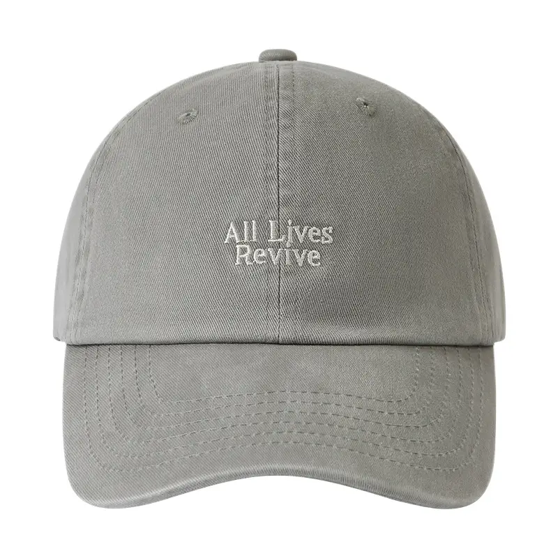 Washable Baseball Cap Women Gray All Lives Revive - Image 7