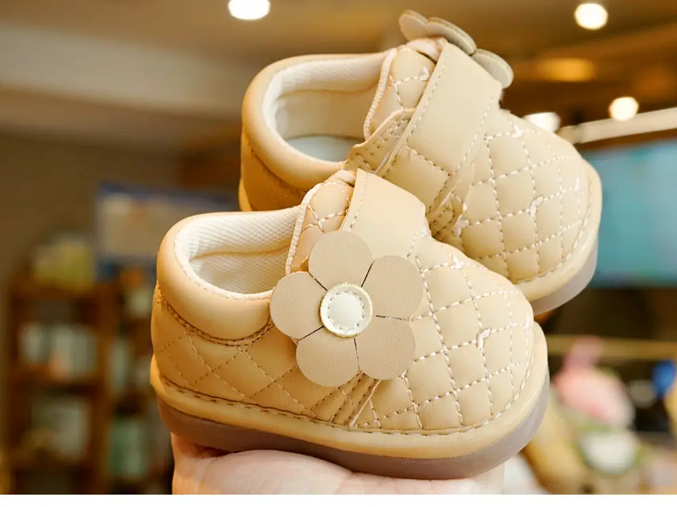 Baby Shoes Pink Floral 1-2Yrs Soft Sole Non-Slip β feature 8