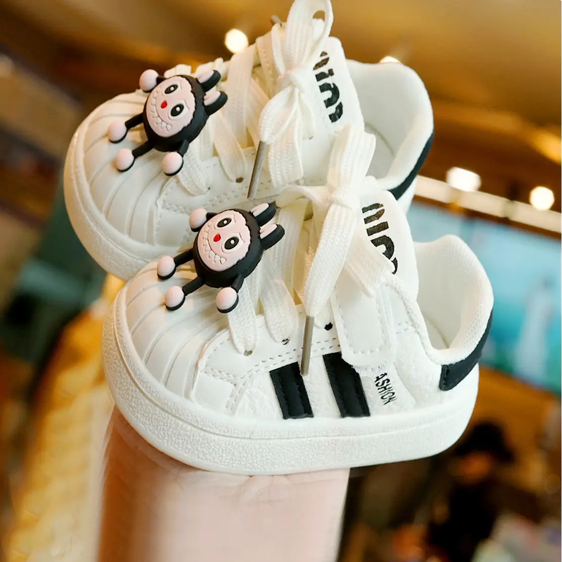 Toddler Shoes Pink Cartoon Soft Sole 1-2Y