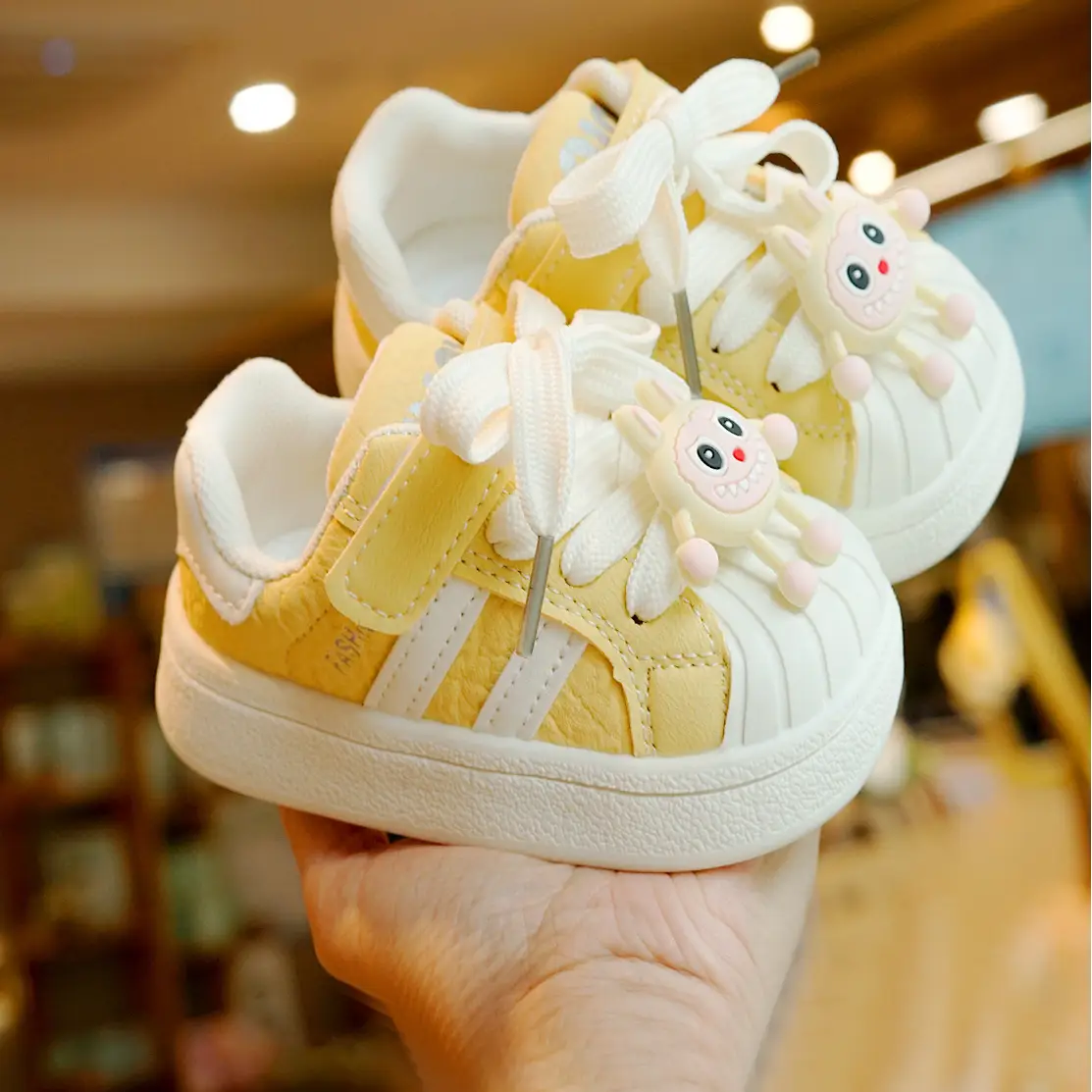 Toddler Shoes Pink Cartoon Soft Sole 1-2Y